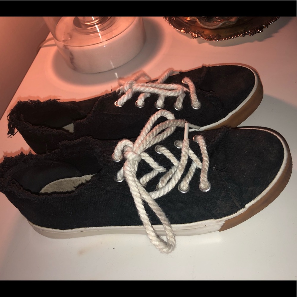 Black sneakers